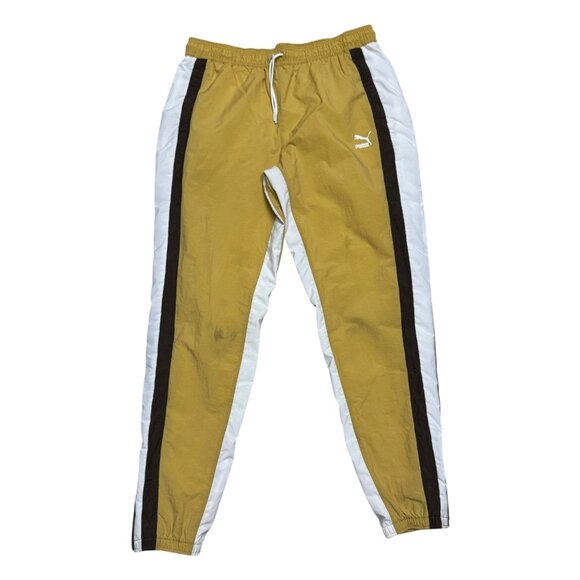 PUMA 2-Piece Tracksuit Activewear Gold Windbreaker Splash Jacket & Pants Mens XL - Picture 8 of 8